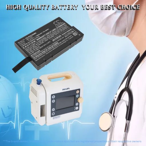Battery for Philips Suresigns VS3, VS2, V24E (p/n ME202C) - 1