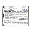 Battery for Imozen TC601A TC601 (p/n 1ICP7/54/64) - 4