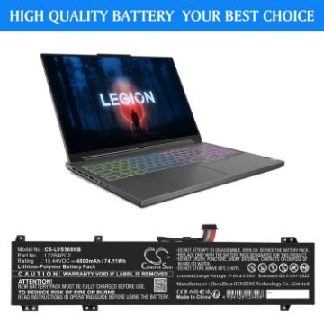 Battery for Lenovo Legion Slim 5 16APH8 (p/n 5B11K38740 5B11K38743) - 1