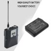 Battery for Shure ADX1 LEMO 3-Pin Digital Wireless Transmitter - 6