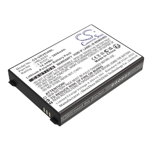 Urovo i6292S i6300A i6200S Battery (p/n HBL6200) - 1