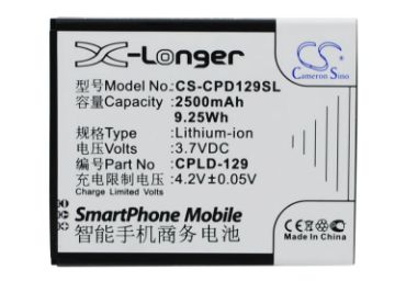 Replacement Battery for Coolpad 5315 (CPLD-129) - 1