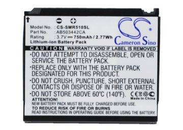 Battery for Samsung SPH-M520 SGH-U108 SGH-T729 SGH-E480 - 1