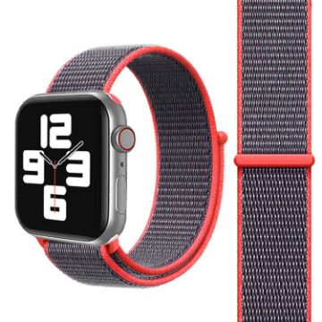 Magenta Nylon Watch Band for Apple Watch 46/49/45/44mm with Magic Stick - 1