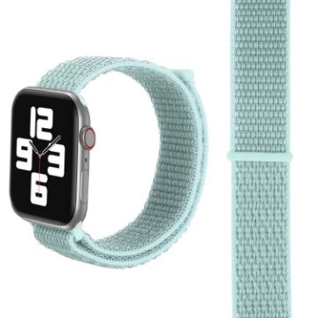 Apple Watch Nylon Band 42/41/40/38mm Grey Green Magic Stick Strap - 1