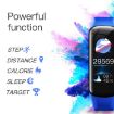 Purple Smart Bracelet - 0.96" IPS Screen, IP67, Heart Rate & Sleep Monitor - 3