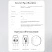 DTNO.1 G12 Smart Bracelet: 1.3" OLED, IP67, Heart Rate, Silver Band - 9