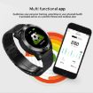 DTNO.1 S10 Smart Bracelet: 1.3" TFT, IP68, Leather Band, Heart Rate, Brown - 7