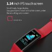 C21 Smart Bracelet 1.14" IPS Screen, IP67 Waterproof, Heart Rate & Sleep Monitor (Red) - 4