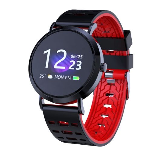 Smart Bracelet Black - 1.0" Screen, IP67, Heart Rate & Sleep Monitor - 1
