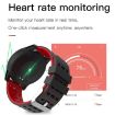 KY108 Smart Bracelet, 1.3" 240x240, IP67, Call/Heart/Sleep/BP/O2 Monitor, Red - 5