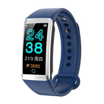 TD19 Smart Bracelet: 1.14" IPS, IP67, Heart Rate & Sleep Monitor, Blue - 1