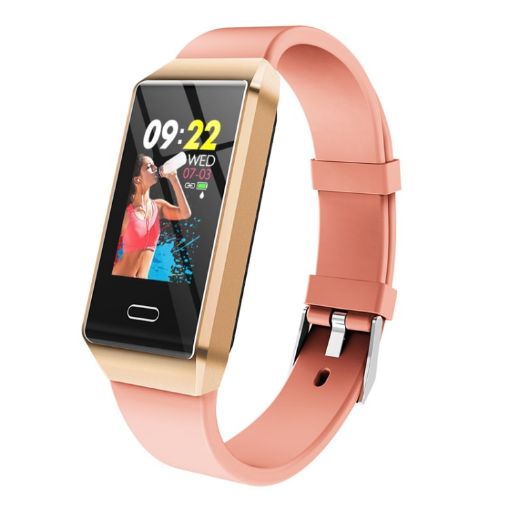 X9 Smart Bracelet 1.14" TFT Screen, IP67 Waterproof, Pink, Heart Rate & Sleep Monitoring - 1