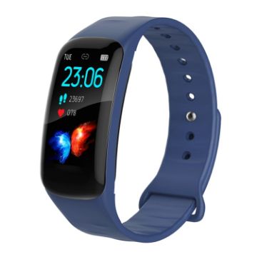 H29 Smart Bracelet 1.14" IPS Screen, IP67 Waterproof, Heart Rate, Blue - 1