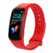 H29 Smart Bracelet 1.14" IPS Screen, IP67 Waterproof, Red, Heart Rate & Sleep Monitoring - 1
