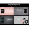 SMA-F1 1.3" TFT Smart Sports Watch, IP68, Heart Rate, Sleep, Rose Gold - 4