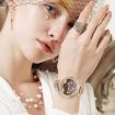 KC06 Menstrual Smart Watch Bracelet, BP/Heart Rate Monitor, Gold Strap - 4
