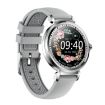KC06 Menstrual Period Smart Watch, BP/Heart Rate Monitor, Silver Strap - 2