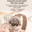 KC06 Menstrual Period Smart Watch, BP/Heart Rate Monitor, Silver Strap - 6