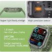 KR06 Waterproof Sport Smart Watch, Heart Rate/BP Monitor, BT Calling, Green - 7