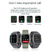KR06 Waterproof Sport Smart Watch, Heart Rate/BP Monitor, BT Calling, Green - 9