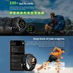 HAMTOD GT45 1.6" Waterproof Smart Watch, Bluetooth Call, Heart Rate, NFC - 5