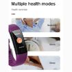 Y10 Smart Bracelet: Call, Heart Rate, BP, Sleep & Oxygen Monitor (Red) - 5