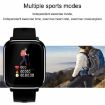 Q58S 1.3" TFT Smartwatch - Red | Call, Heart Rate, BP, Sleep Monitor - 7