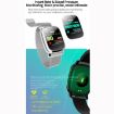 Smart Bracelet: 1.3" TFT Screen, Heart Rate & Sleep Monitoring, Black - 5