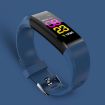 115Plus Smart Bracelet: OLED Screen, Heart Rate & BP Monitor, Blue - 1