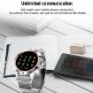 N6 Smart Watch 1.3" TFT Screen, Heart Rate & Sleep Monitor, Silver Band - 9