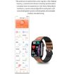 ET210 Smart Watch - 1.91" IPS Screen, IP67 Waterproof, Temp & ECG, Red - 4