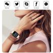 G12 Smart Watch 1.7" IPS Screen, Bluetooth Calling, Temp Monitor (Black) - 4