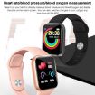 Y68 1.44" Smart Watch - Heart Rate, BP, Blood Oxygen Monitor (White) - 3