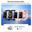Y68 1.44" Smart Watch - Heart Rate, BP, Blood Oxygen Monitor (White) - 5