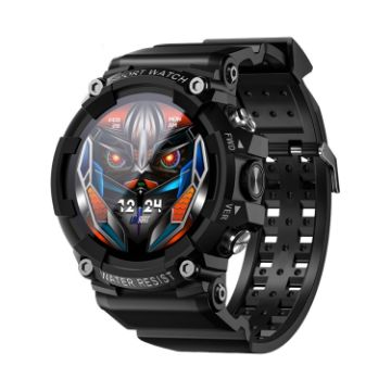 LOKMAT ATTACK 3 Smart Watch, 1.28" TFT, Bluetooth Call, Black - 1