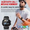 LOKMAT ATTACK 3 Sports Fitness Smart Watch, 1.28" TFT, Bluetooth Call, Blue - 6