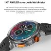 M52 Smart Watch - 1.43" Screen, IP68 Waterproof, Bluetooth Call, Heart Rate, Blue - 4