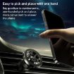 Yesido C158 2 in 1 Magnetic Ring Car Phone Holder - Dashboard/Air Vent, Black - 4