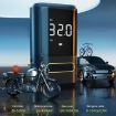 Portable Dual Power Car Tire Air Pump - ATJ-8466 Digital Display Wireless - 4