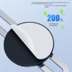Magnetic Car Floating Screen Phone Holder F52 - Silver Navigation Mount - 4