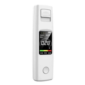 CSY-100 Portable Digital Alcohol Tester, High Precision, English (White) - 1
