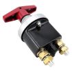 High Current 300A Silver Copper Battery Cut Off Switch 12V-36V Red Handle - 3