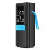 Portable 12V Air Pump for Car & Motorcycle Tires - Black - 2