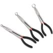 Extended Pointed Nose O-ring Pliers, 1/2 inch, Black - 2
