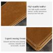 KB186 RFID Leather Billfold Card Wallet, Antimagnetic, Unisex, Coffee - 8