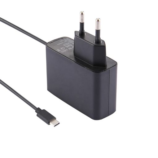 Nintendo Switch Wall Adapter Charger, 5V, 1.5m Cable, EU Plug, Black - 1