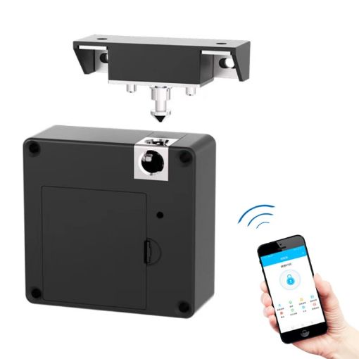 T8+ Invisible Universal Cabinet Lock - APP & IC Card Controlled Drawer Lock - 1
