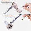 GT86 Gold Car Bluetooth FM Transmitter Kit with Dual USB & LCD Display - 7
