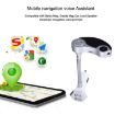 GT86 Car Bluetooth FM Transmitter, Dual USB Charger, LCD/TF Music, Silver - 8